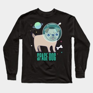 Space Dog Long Sleeve T-Shirt